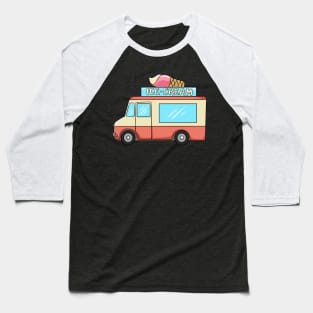 Ice Cream Truck Ice Cream Van Baseball T-Shirt